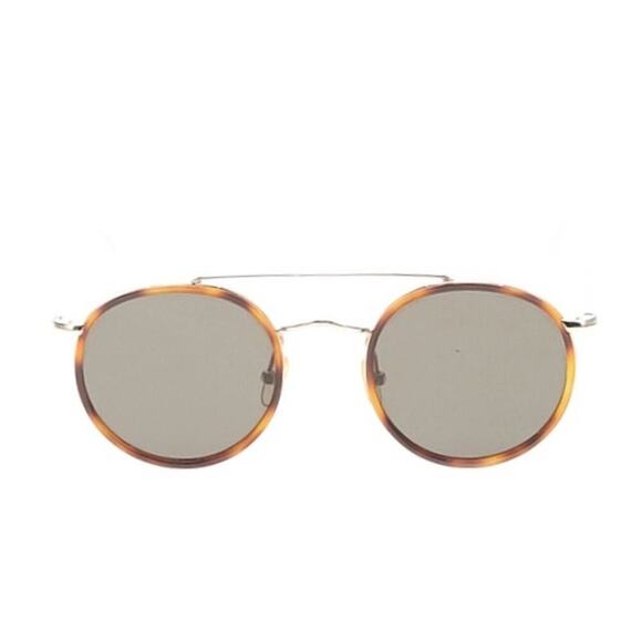 Illesteva Accessories - ILLESTEVA Allen C4 Round Aviator Sunglasses UV Protection